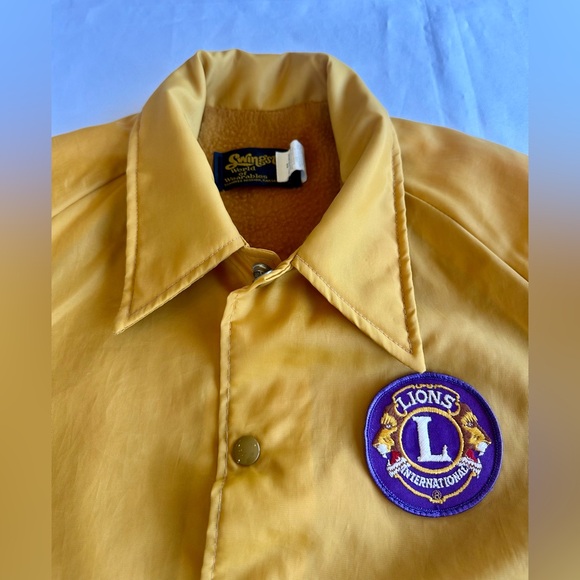 Vintage Lions International Swingster Gold Jacket with Patch Size Large - Picture 8 of 10